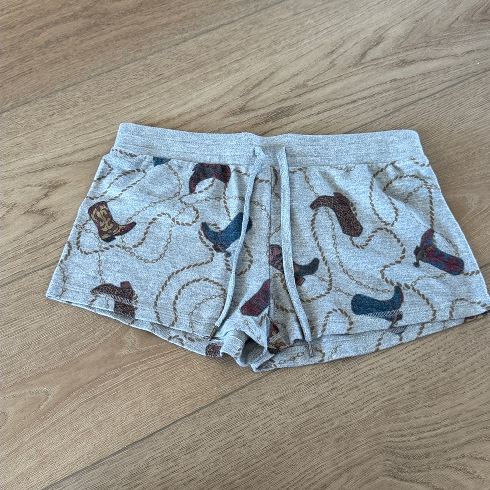 PJ Salvage Cowgirl boot and Rope Shorts medium